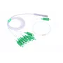 Kabelsplitter Extralink splitter 1:8 PLC SC/APC 900µm 1,5 m groen wit