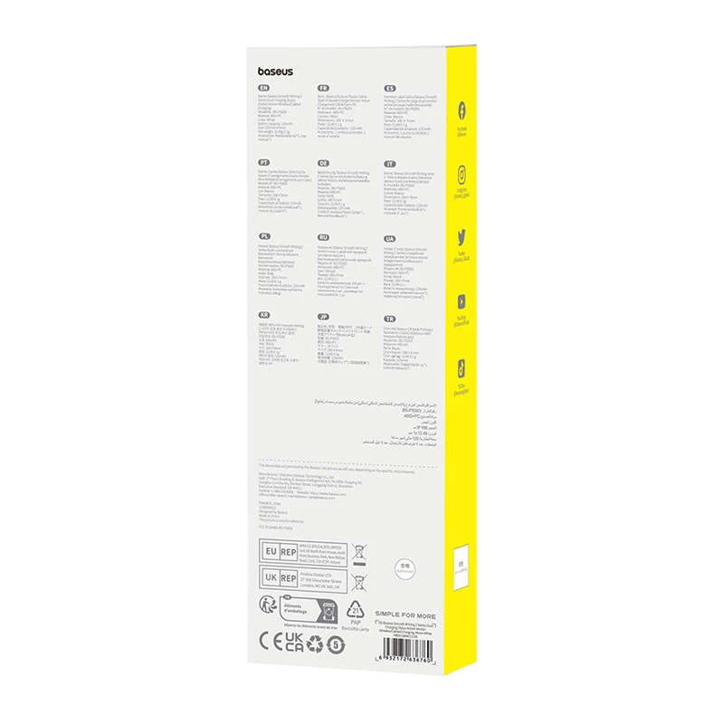 Stylus Baseus Smooth Writing Series P80015804213-00 — actieve pen met draadloos en bedraad opladen