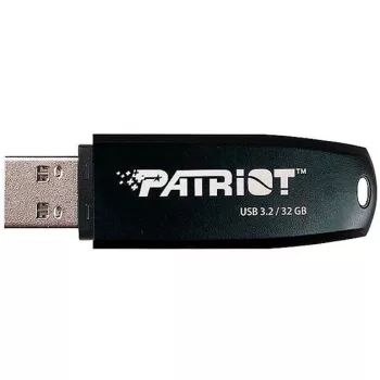 USB-flashdrive PATRIOT 32 GB USB Type-A 3.2 Gen 1 zwart, 80 MB/s, sleutelhanger