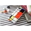 iKins hoesje voor Apple iPhone 8 / 7 Mondrian wit