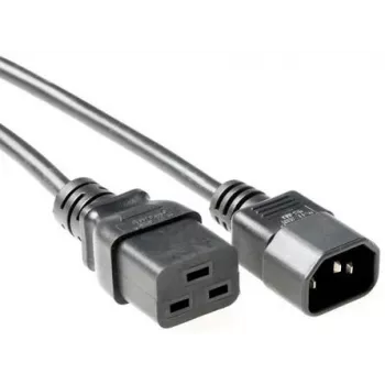 Microconnect PE0191430 stroomkabel zwart 3 m C19-koppeling C14-koppeling