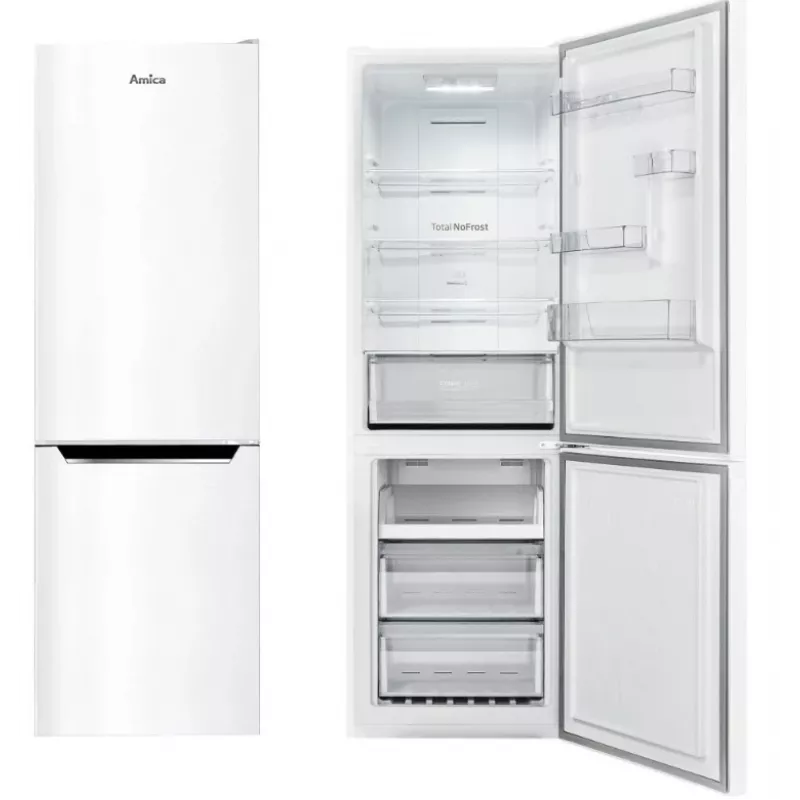 Koel-vriescombinatie AMICA FK3506.2FW(E) 350 L, energie-efficiëntieklasse E