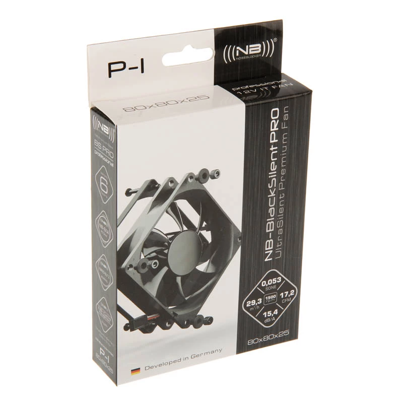 Ventilator Noiseblocker BlackSilentPro P-1
