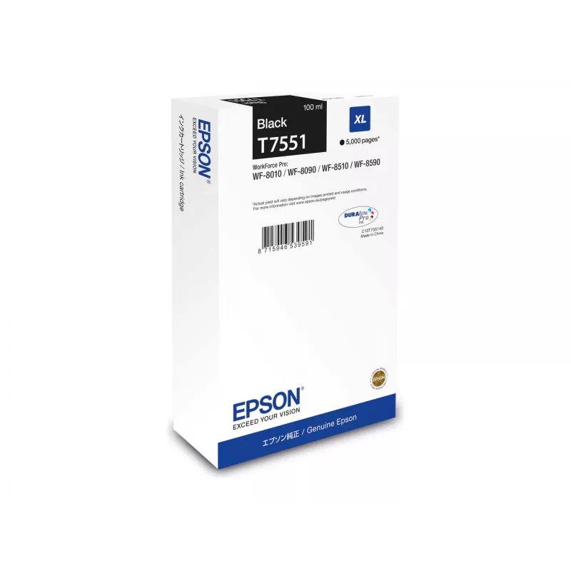 Epson C13T75514N inktpatroon 1 stk. origineel high (XL) yield zwart