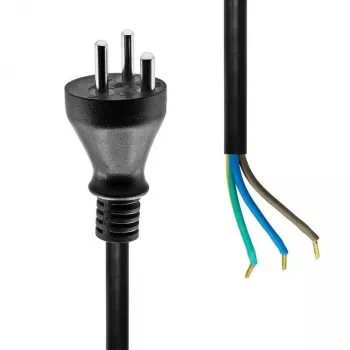 ProXtend type K Denemarken naar open uiteinde stroomkabel zwart 1m 250V 16A