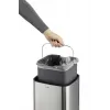 Durable TOUCH 12L rechthoekig RVS zilver zwart
