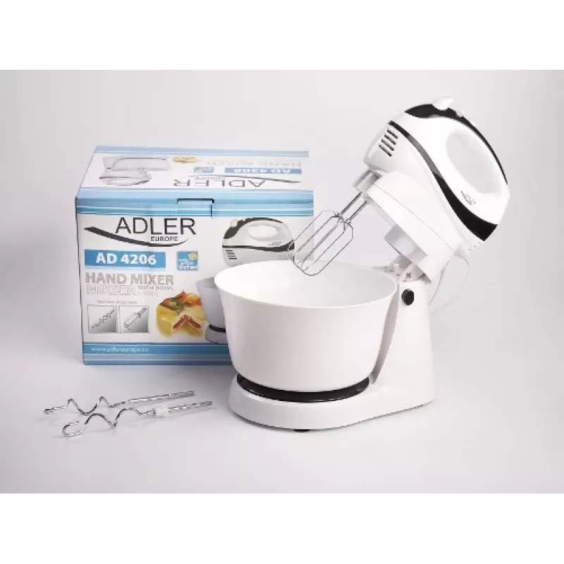Adler AD 4206 staafmixer zwart, wit 300 W