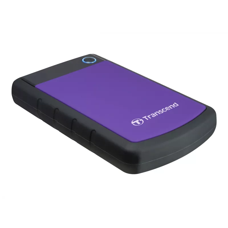 Transcend StoreJet 25H3P - harde schijf - 1TB - extern - 6,4 cm (2.5) - SuperSpeed USB - 5400 tpm - buffer: 8MB - brilliant purple (TS1TSJ25H3P)