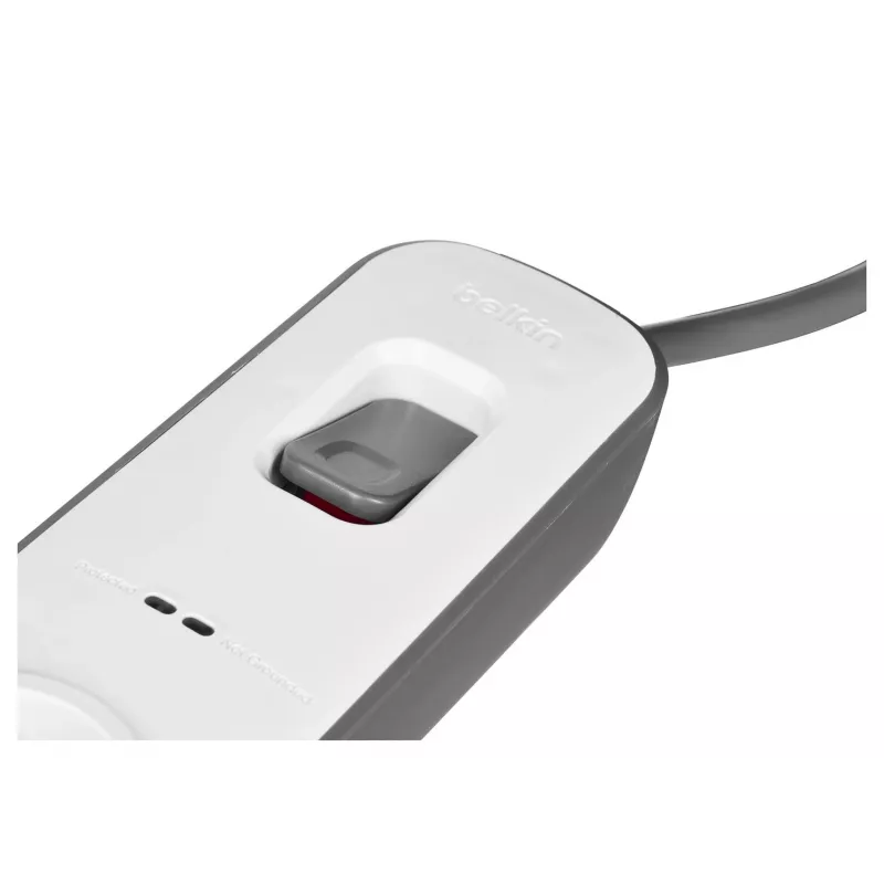 Overspanningsbeveiliging Belkin BSV401CA2M zwart wit 4 stopcontacten 2 m