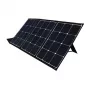 Opvouwbare zonne-oplader 120W, 2xUSB, QC3.0, met adapters