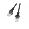 Patchkabel UTP Lanberg PCU6-10CC-0300-BK (RJ45 - RJ45, 3m, UTP, Cat. 6, kleur zwart) (PCU6-10CC-0300-BK)