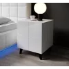 Cama nachtkastje REJA wit glanzend/wit glanzend