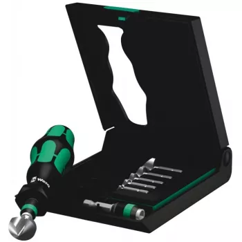 Wera verzinkboorset 8-delig 6,3 mm, 8,3 mm, 10,4 mm, 12,4 mm, 16,5 mm, 20,5 mm HSS 05104655001 1/4 (6,3 mm) 1 set (05104655001)