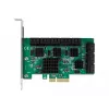 DeLOCK 16-poorts SATA PCI Express x4-kaart 6 Gbit/s groen grijs
