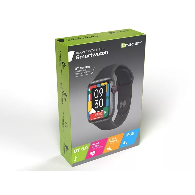 Digitaal horloge Tracer TW7 4,65 cm zwart