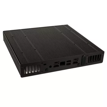 Akasa Plato TN - ultra small form factor (USFF) - pc - zwart - aluminium - thuiskantoor - Kensington