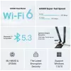 Wi‑Fi 6 Bluetooth PCIe-adapter TP‑LINK Archer TX10E AX900 — PCIe‑kaart, AX900 Wi‑Fi 6, Bluetooth