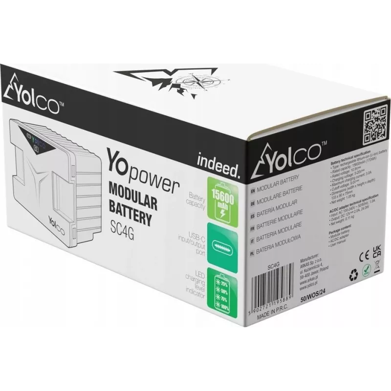 Yopower SC4G, SC4B modulaire accu voor draagbare Yolco-koelkasten
