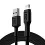 Lightning-naar-USB-A-kabel Green Cell KABGC12, 2 m, Lightning – USB A, zwart