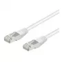 Wentronic Goobay CAT 5e-patchkabel, SF/UTP, wit, 0,25 m - CCA koper-mix (95213)