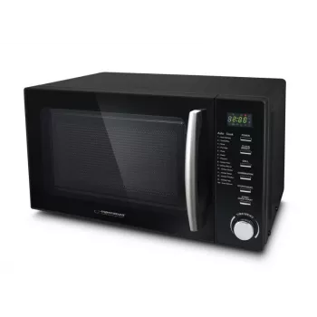 Combimagnetron ESPERANZA COCINERO 1200 W, 20 L, grill 900 W, LED-display, tafelmodel, zwart