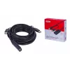 UNITEK Y-278 USB-kabel USB 2.0 10 m 2 x USB-A USB-A zwart