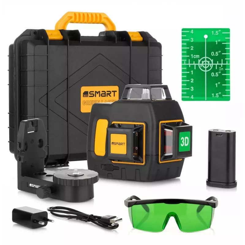 Smart laser-waterpas 06-03040G groen 40 m - Smart merk