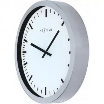 NeXtime klok 3031 Magic - Stripe, 25x35,2 cm, wand, wit