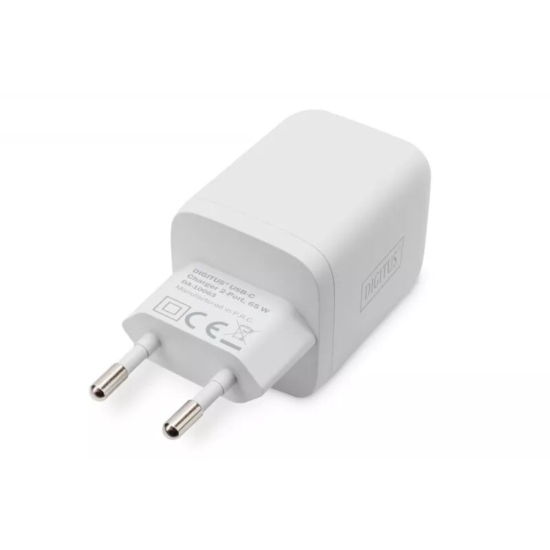 Digitus USB-C oplader. 2-poorts. 65W GaN
