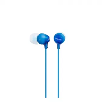 Sony MDR-EX15LP, bedraad, 8 - 22000 Hz, muziek, 3 g, hoofdtelefoon, blauw