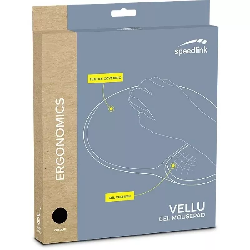 Muispad SPEEDLINK VELLU zwart