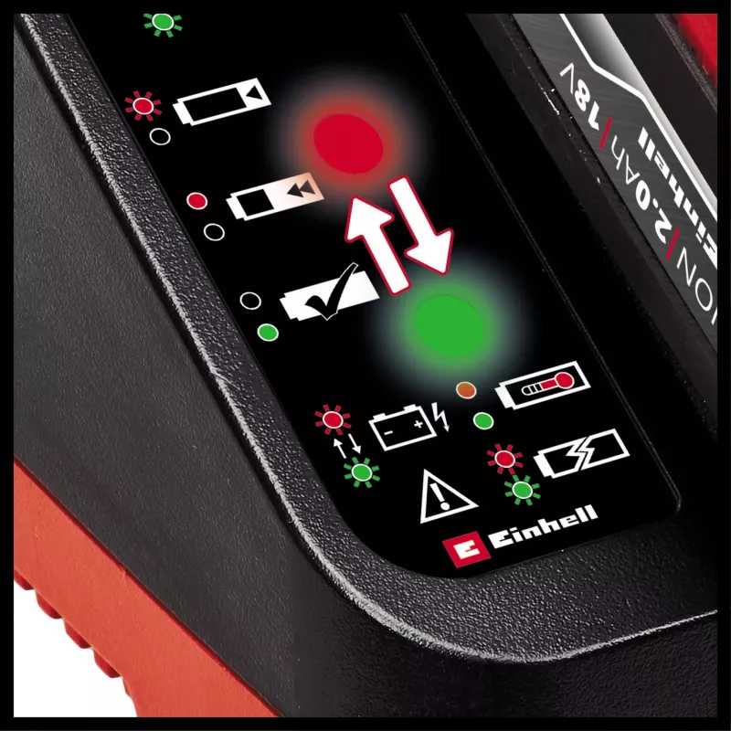 Batterijlader Einhell Power X-Car Charger 3A sigarettenaansteker rood