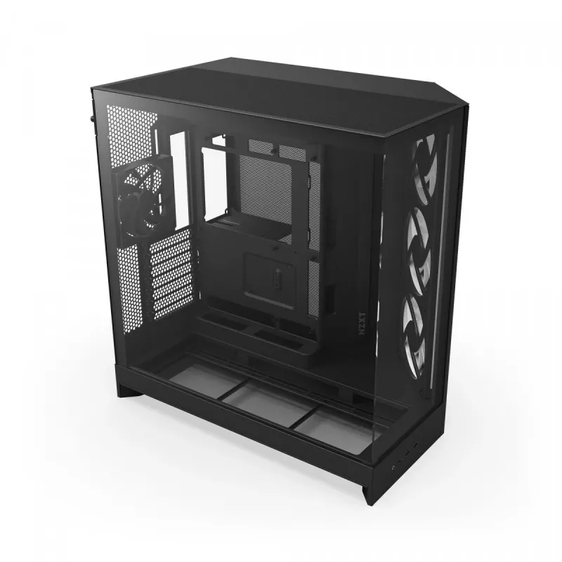 Pc-behuizing NZXT H9 Flow RGB midi-tower zwart