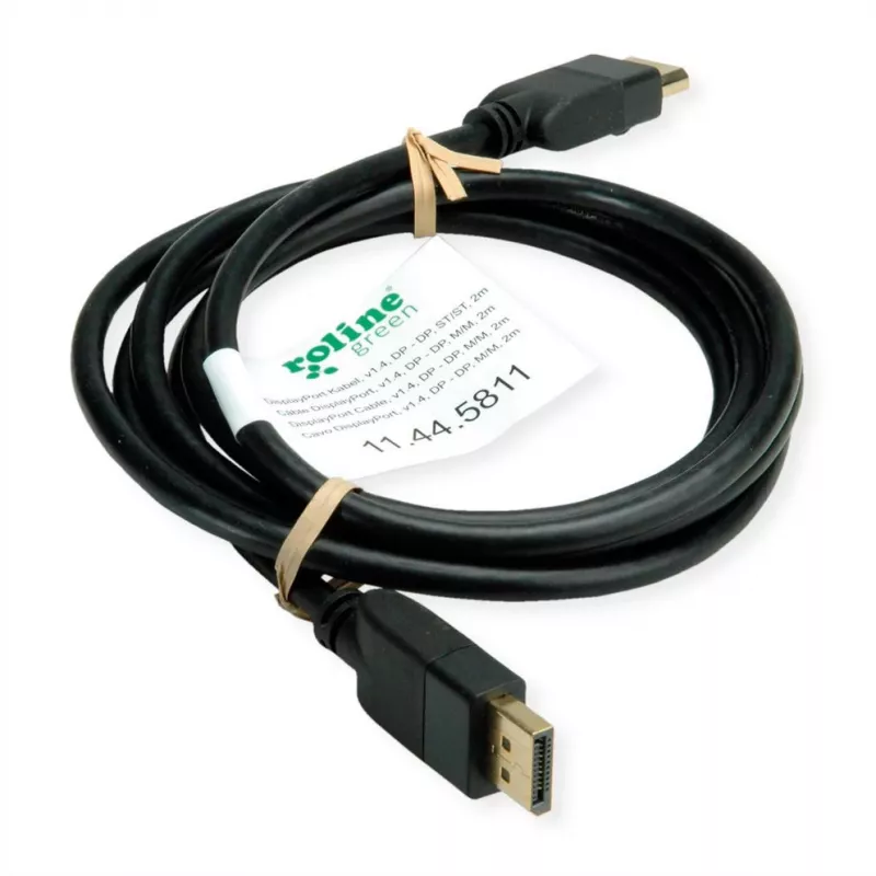 DisplayPort-kabel ROLINE 11445813 5 m DisplayPort naar DisplayPort