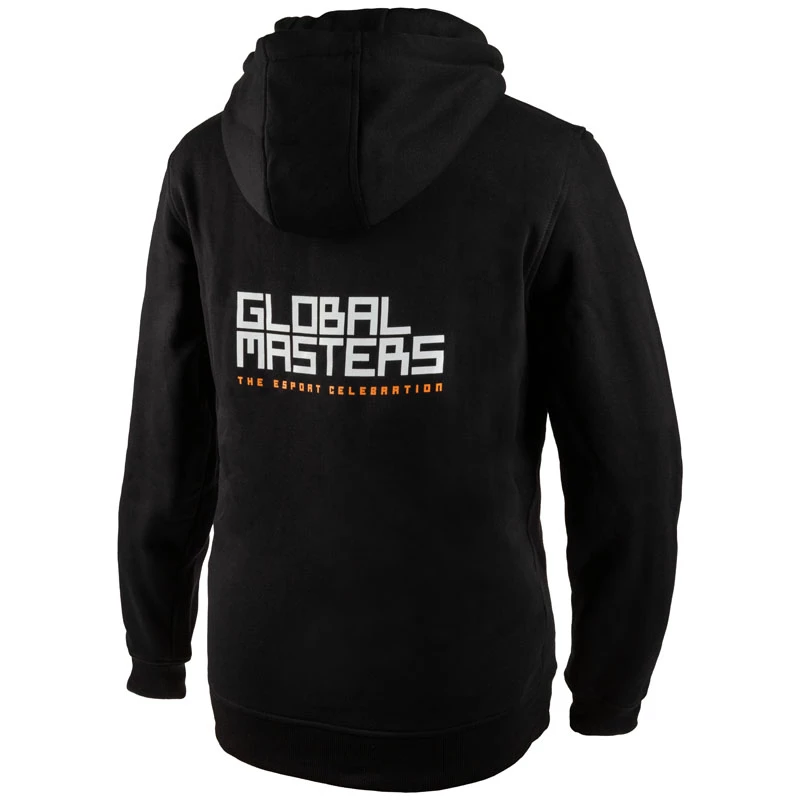 Global Masters hoodie GM logo - zwart (M)