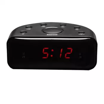 Denver CR-430 analoge & digitale FM-radio met LED-display, zwart