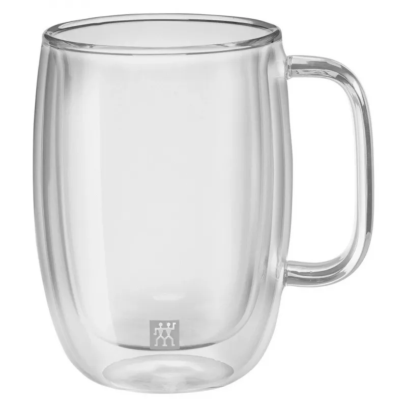 Set van twee latte macchiato glazen met oor Zwilling Sorrento Plus