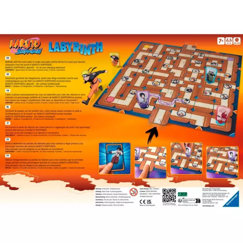 Naruto Shippuden doolhof, bordspel