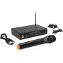 Draadloos microfoonsysteem Omnitronic VHF-101 212,35 MHz VHF-ontvanger en handheldzender
