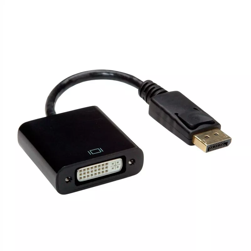 Value 12.99.3137 video kabel-adapter 0,15 m DisplayPort DVI-D zwart (12.99.3137)