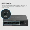 Mercusys 5-poorts Gigabit desktop switch met 4-poorts PoE+