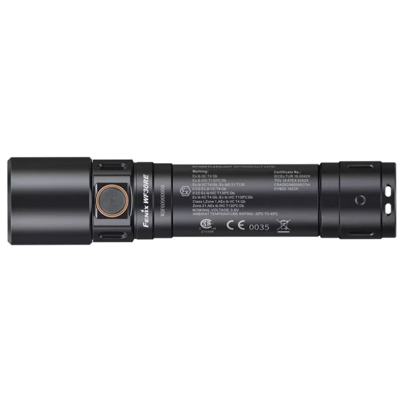 Hoofdlamp Fenix WF30RE zwart LED IP68 120h batterijduur