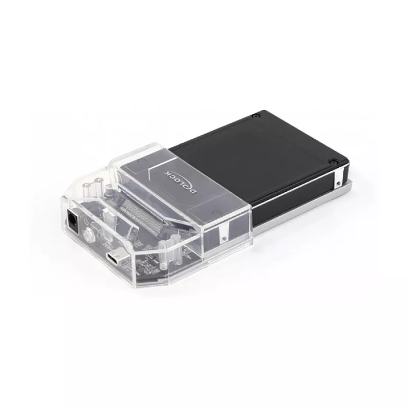 DeLOCK USB Type-C dockingstation voor 1 x U.2 SSD zwart