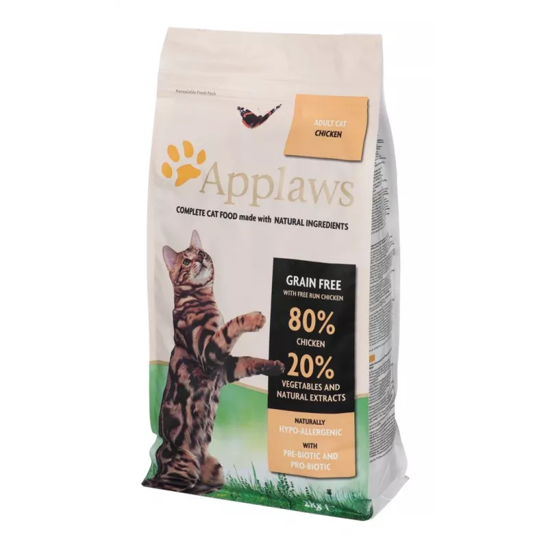 APPLAWS Kip - Droogvoer voor katten - 2 kg