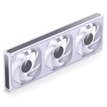 360mm ARGB PWM radiator ventilator kit Jonsbo ZB-360 wit — 3x120mm PWM ARGB ventilatoren voor waterkoelingsradiatoren