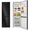 Amica FK3506D.2F(E) koel-vriescombinatie, vriezer onderin, 226 l koelkast + 96 l vriezer, Total No Frost, energieklasse E, zwart