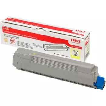 Toner OKI 43487709 tot 6000 pagina's geel