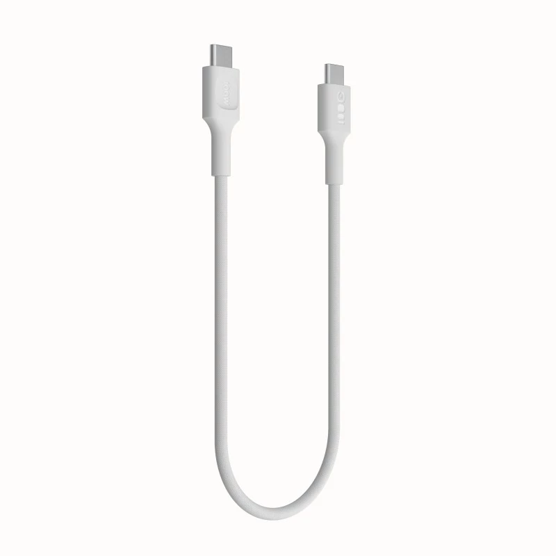 Kabel USB-C-USB-C PowerStream 100W gevlochten 1,2m wit