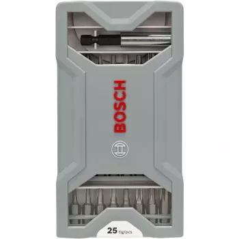 Schroevendraaierset 25-delig T10, T15, T20, T25, T30, T40, PH2, PZ2 lengte 25 mm, 49 mm