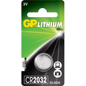 Lithium knoopcel GP CR2032 3V, 1 stuk (blister)
